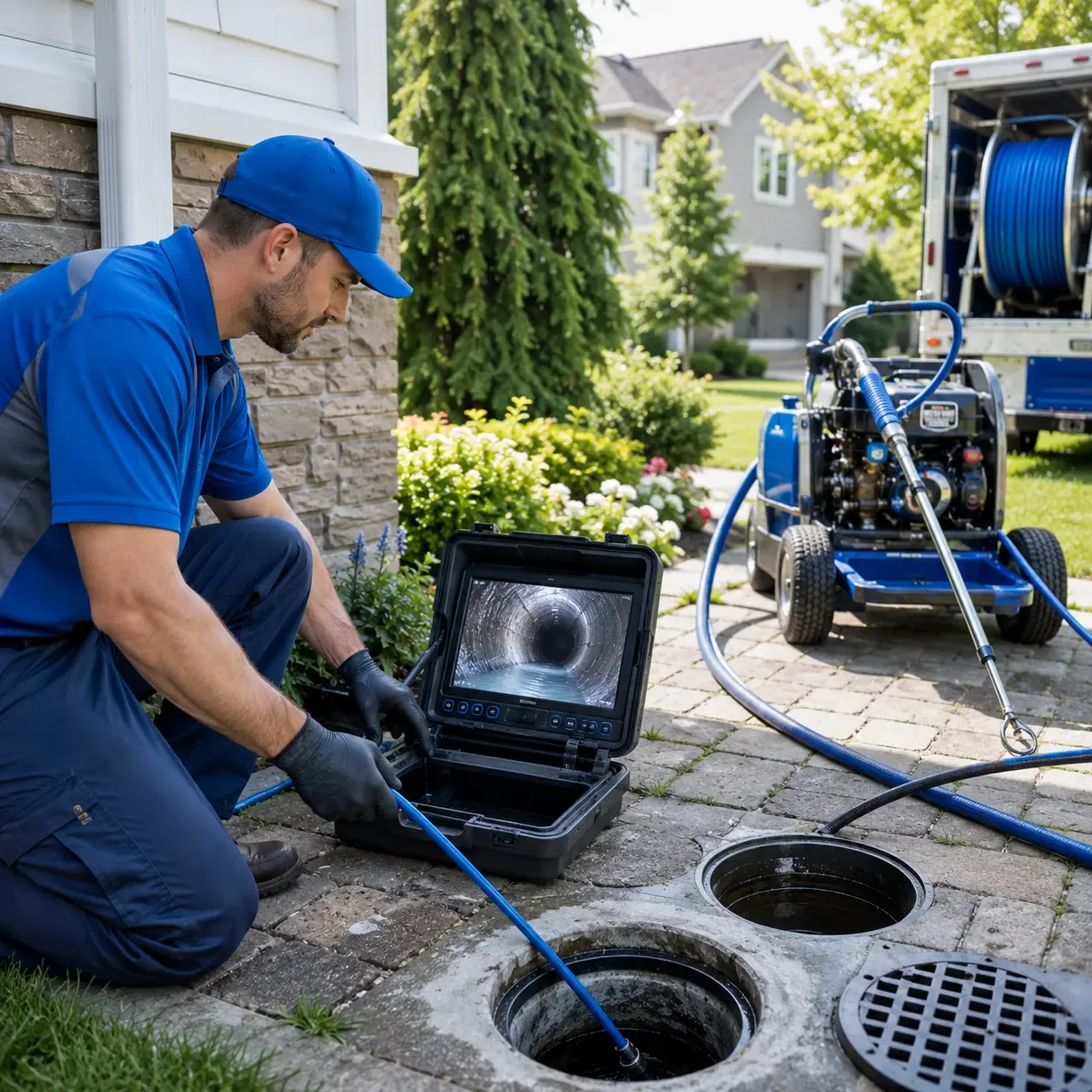 Outdoor drain cleaning professionals serving Coleman, OK
